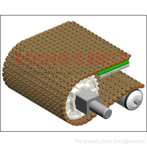 12.7mm Small Pitch Modular Plastic Conveyor Belt (HS-1500B)